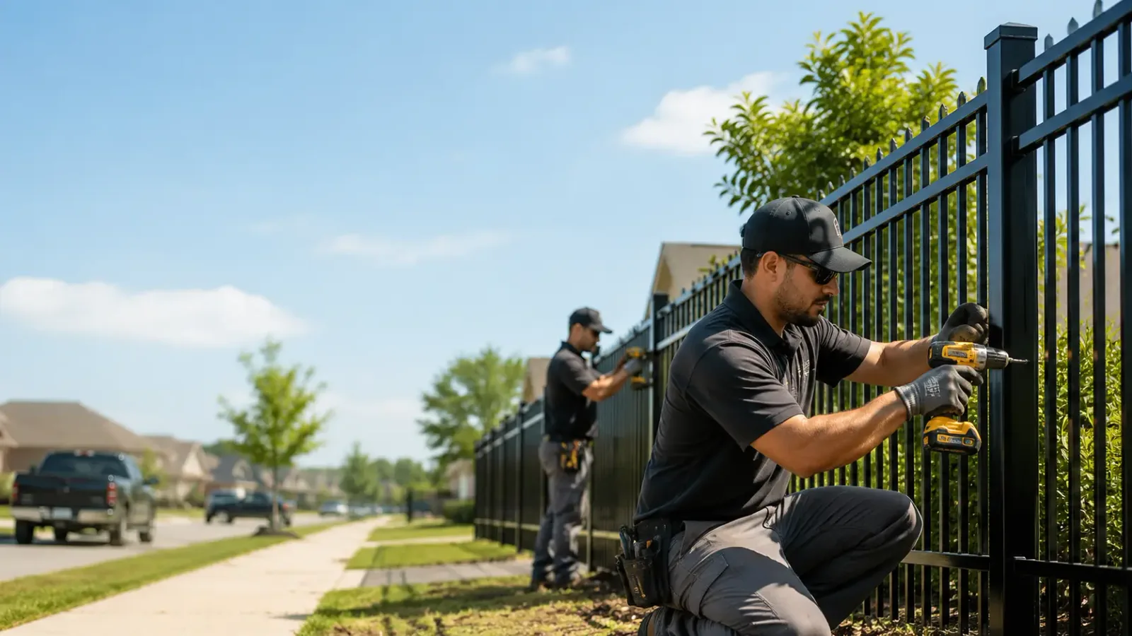 Metal Fence Installation in South Milwaukee, WI